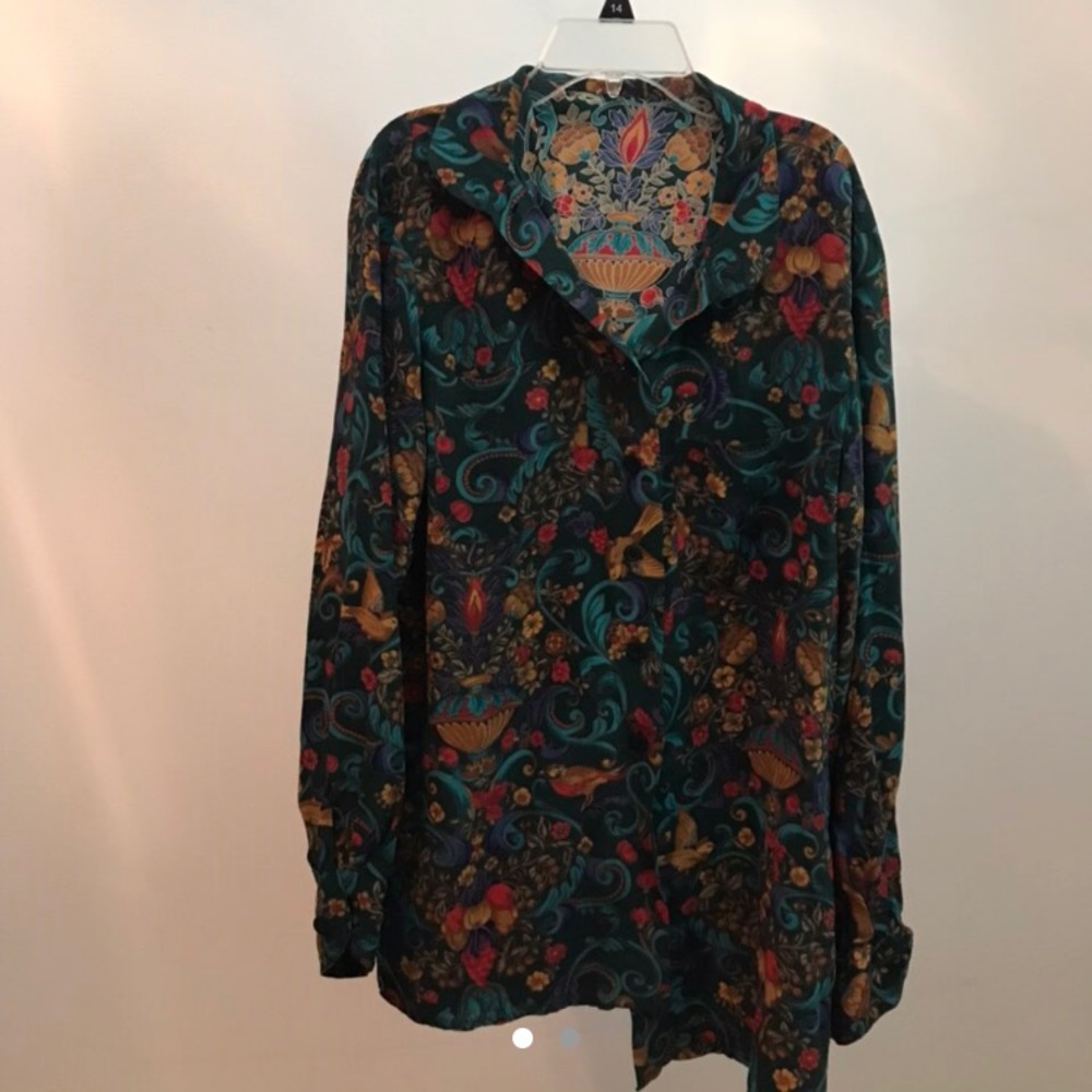 Vintage button down blouse